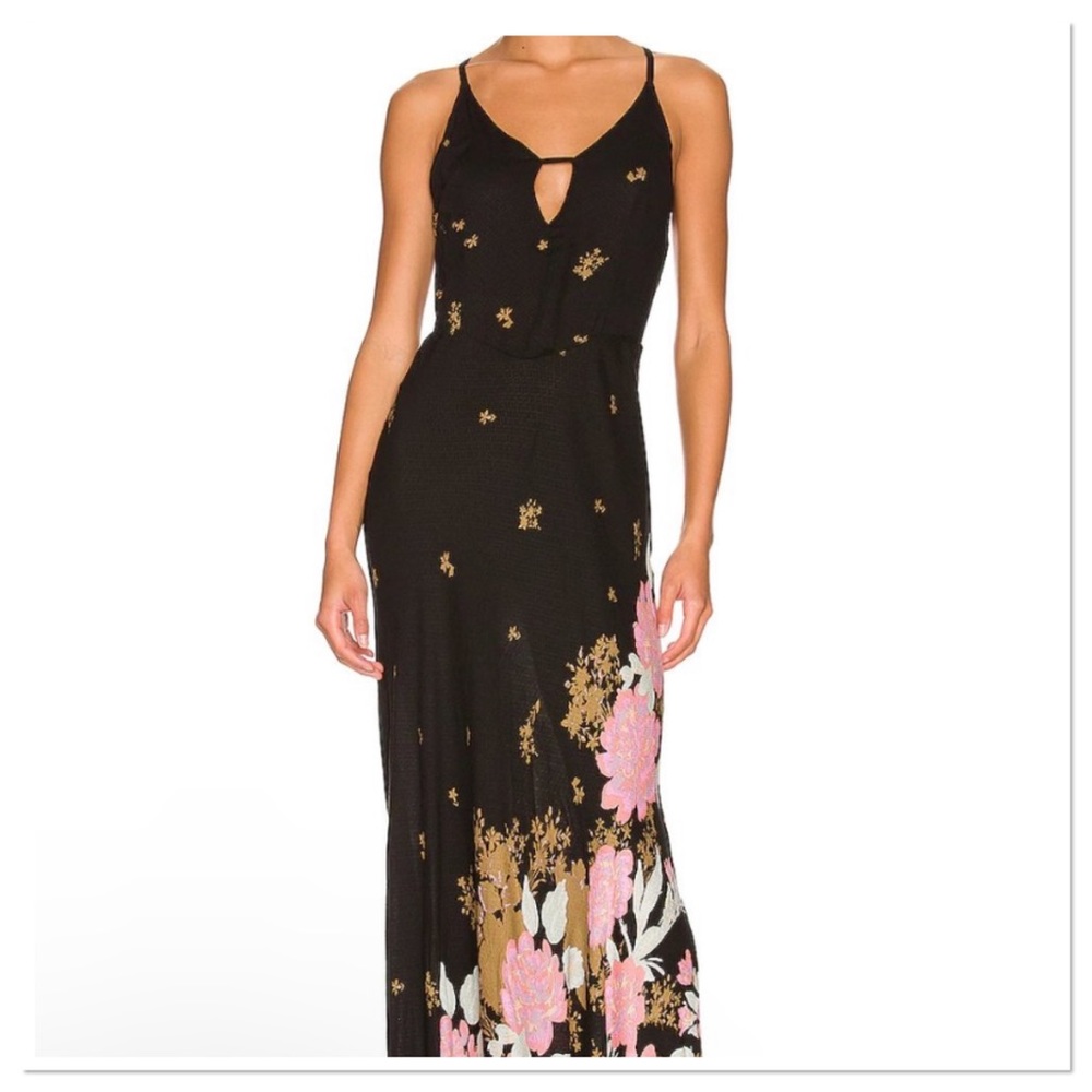 Free People Get To You Printed Maxi Dress